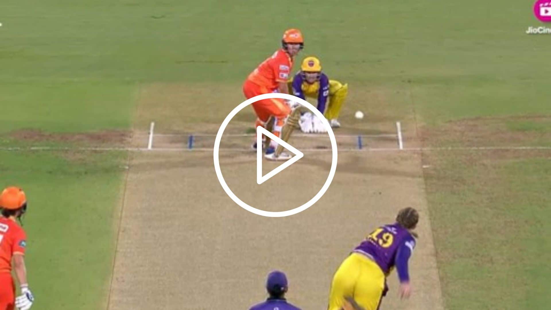 [Watch] Ecclestone Draws First Blood With Big Wicket Of Gujarat Giants Captain 